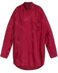 Balenciaga - Camicia Con Logo - Lyst