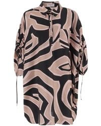 PUCCI - Labirinto-Print Silk Kaftan - Lyst