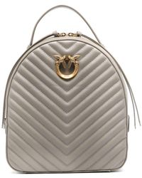 Pinko - Love Leather Backpack - Lyst