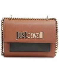 Just Cavalli - Borsa A Tracolla Con Placca Logo - Lyst
