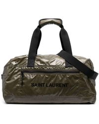 Saint Laurent Synthetic Slp Duffle In Mesh And Nylon in Fuchsia Mens Bags Gym bags and sports bags Pink for Men 
