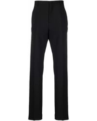 Valentino Garavani - High-Waisted Straight-Leg Trousers - Lyst