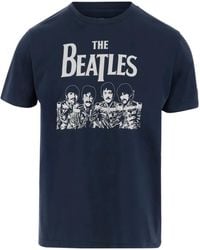 Mc2 Saint Barth - Beatles Print Cotton T Shirt - Lyst