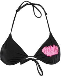 DSquared² - Top de bikini con logo estampado - Lyst