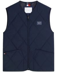 Tommy Hilfiger - Diamond-Quilted Gilet - Lyst