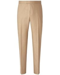 ZEGNA - Oasi Linen Trousers - Lyst