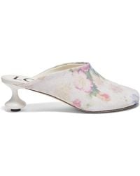 Loewe - Mules En Cuir À Fleurs 45 Mm - Lyst