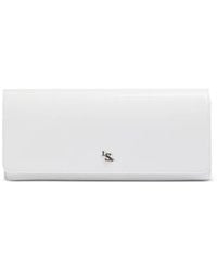 Le Silla - Patent-Finish Logo-Plaque Clutch Bag - Lyst