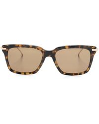 Thom Browne - Tortoiseshell Square-frame Sunglasses - Lyst
