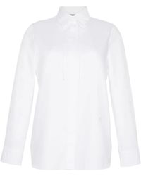 Adam Lippes - Camisa con lazo fino - Lyst