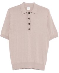 Eleventy - Fine-Knit Polo Shirt - Lyst