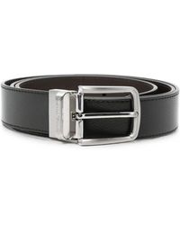 Emporio Armani - Leather Belt - Lyst