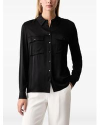 Guess - Annamaria Button-Up Chest-Pocket Shirt - Lyst