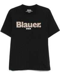 Blauer - Katoenen T-Shirt - Lyst