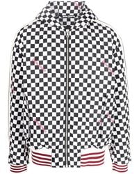 Palm Angels - Zip-Up Hooded Jacket - Lyst