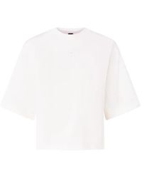 Pinko - T-Shirt With Wide Sleeves And Love Birds Logo - Lyst