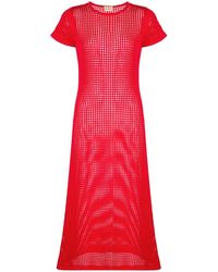 LHD Mesh Dress - Red