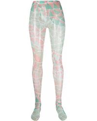 PUCCI - Tartuca-Print Tights - Lyst