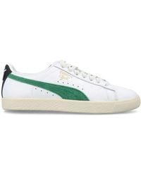 PUMA - Clyde Base Leather Sneakers - Lyst