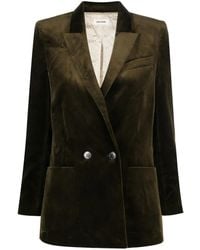 Zadig & Voltaire - Blazer con doble botonadura - Lyst