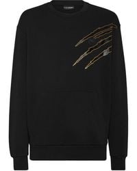 Philipp Plein - Cotton Sweatshirt - Lyst