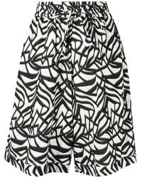 Bambah - Geometric-Print Bermuda Shorts - Lyst