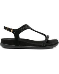 Unisa - Canada Embellished Leather Sandals - Lyst