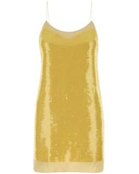 Gucci - Sequin-Embellished Slip Mini Dress - Lyst
