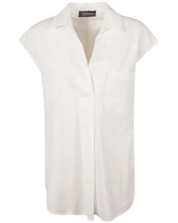 Lorena Antoniazzi - Pocket-Detail Cotton Shirt - Lyst