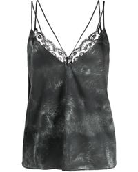 Natasha Zinko - Lace-Trim Cami Top - Lyst