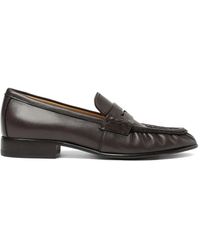 SCAROSSO - Mar Gathered Loafers - Lyst