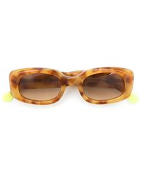 ESTILÉ - Tortoiseshell-effect Square-frame Sunglasses - Lyst