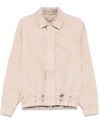 Golden Goose - Dyed Denim Bomber Jacket - Lyst