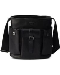 Prada - Borsa A Secchiello Route Mini - Lyst