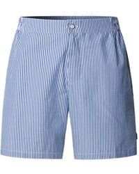 Hackett - Striped Seersucker Swim Shorts - Lyst