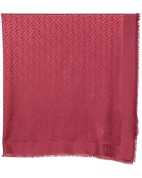 Fendi - Ff Motif Jacquard Scarf - Lyst