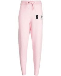 Joshua Sanders - Patterned Intarsia-Knit Tapered Track Pants - Lyst