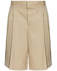 Ami Paris - Pantalones Cortos A Rayas Diplomáticas - Lyst