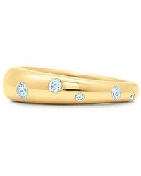 Kwiat - 18Kt Cobblestone Diamond Accent Ring - Lyst