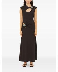 Christopher Esber - Maxi-Jurk Met Mineraalsteen - Lyst