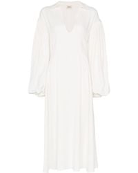khaite white dress
