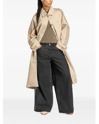 adidas - Mac 3-Stripes Logo-Embroidered Trench Coat - Lyst