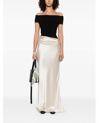 Nanushka - Letto Draped-Detail Maxi Skirt - Lyst