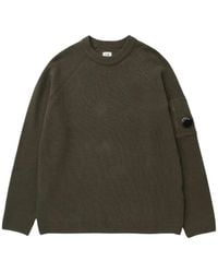 C.P. Company - Lens-Detail Raglan-Sleeve Sweater - Lyst