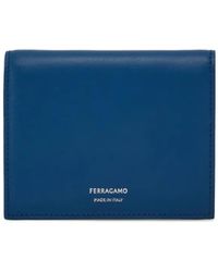Ferragamo - Compact Bi-Fold Wallet - Lyst