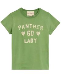 Valentino Garavani - Printed Cotton T-Shirt - Lyst