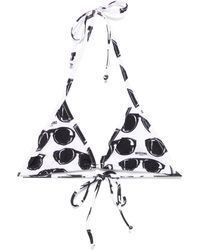 Moschino - プリント ビキニトップ - Lyst