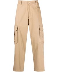 Moschino - Cargo-Pocket Wide-Leg Trousers - Lyst