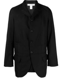 Comme des Garçons - Button-Fastening Wool Shirt Jacket - Lyst