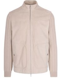 Eleventy - Chaqueta Con Paneles De Canalé - Lyst